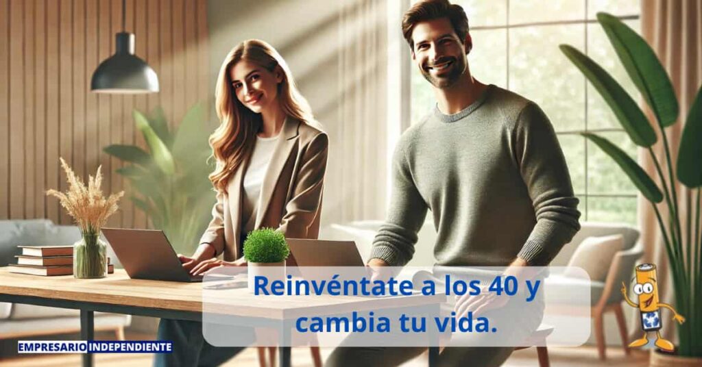 Reinvéntate a los 40 y cambia tu vida.