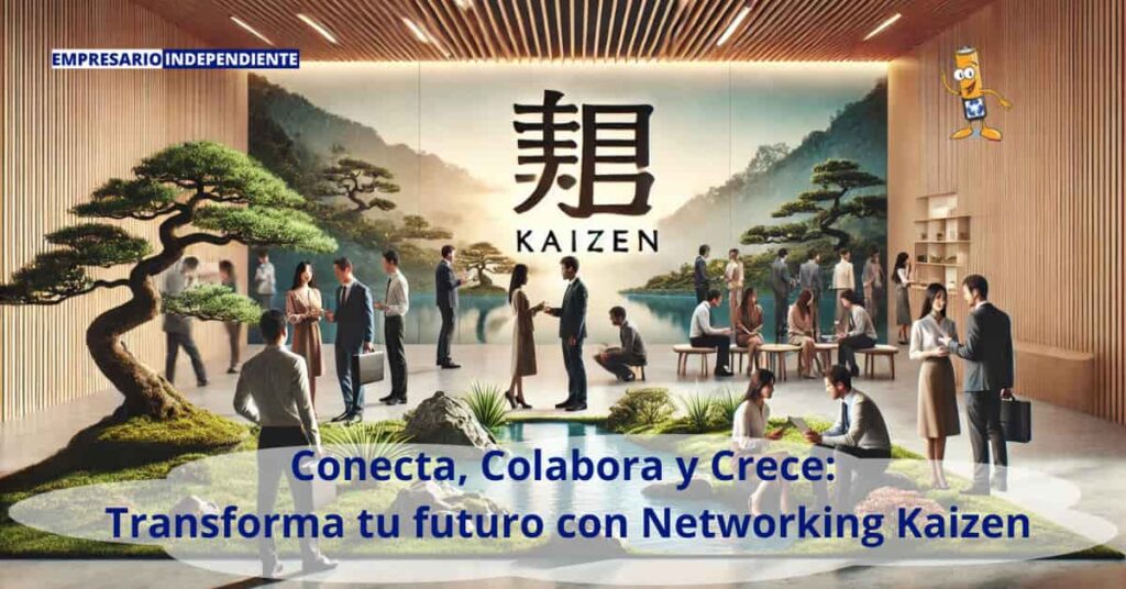 Conecta, Colabora y Crece Transforma tu futuro con filosofía Kaizen