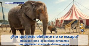 Creencias limitantes-Por qué este elefante no se escapa